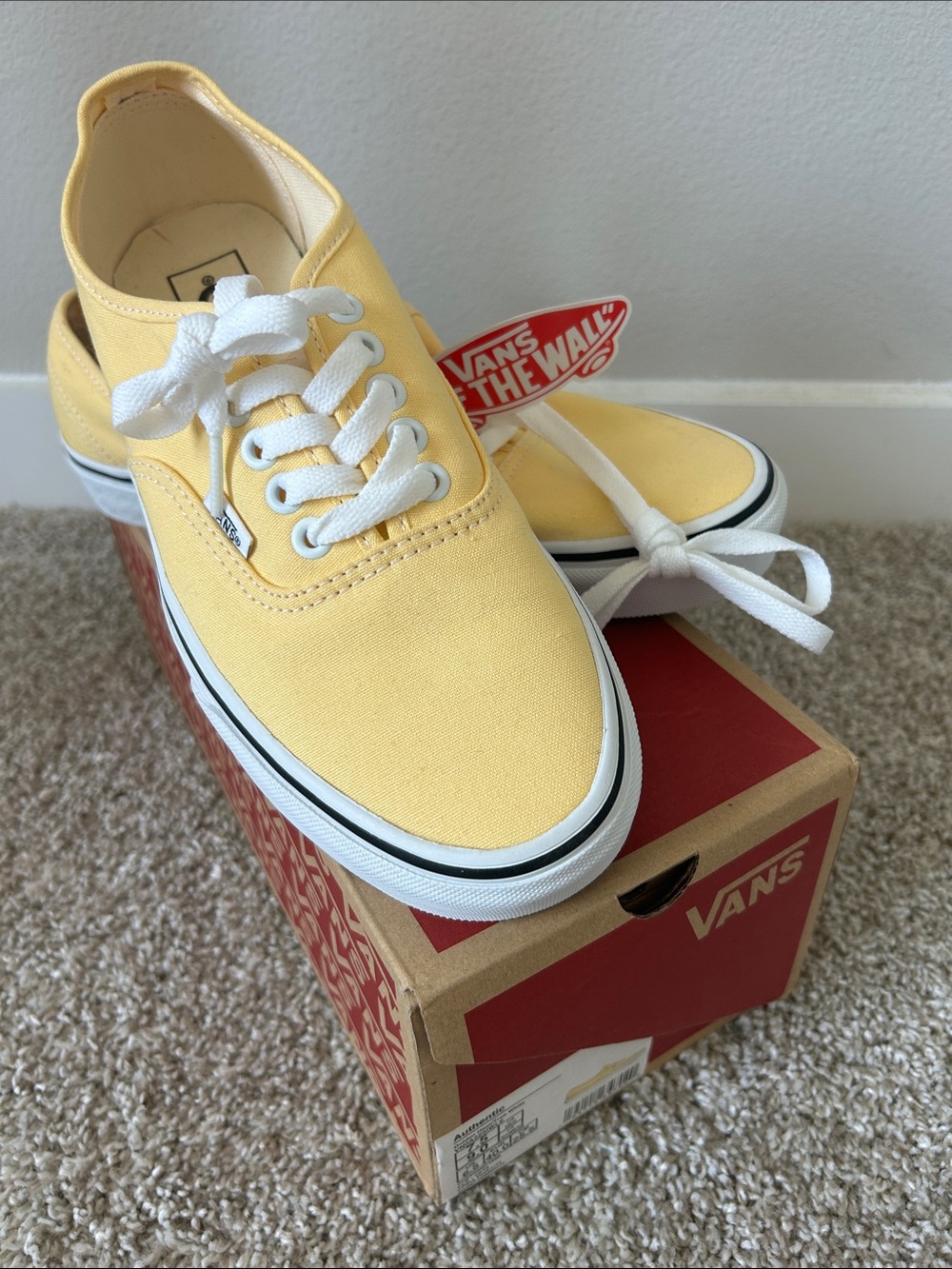 Vans Authentic Canvas Sneakers Golden Haze